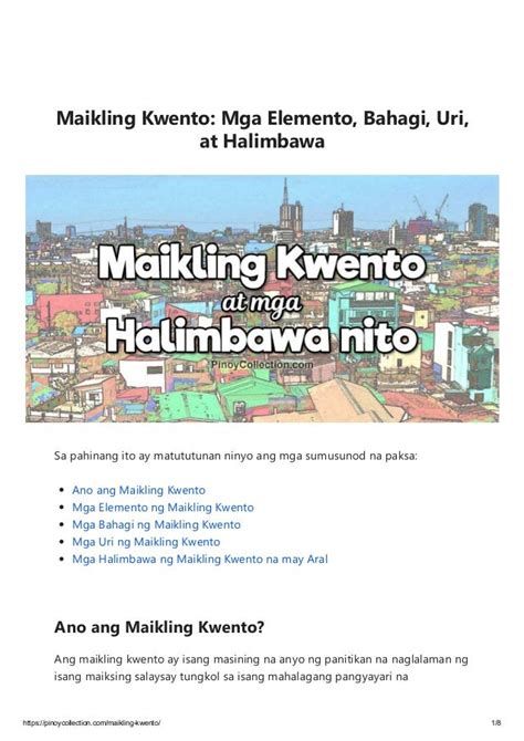 tauhan sa kwento|Ano Ang Maikling Kwento, Elemento Bahagi, Uri at .